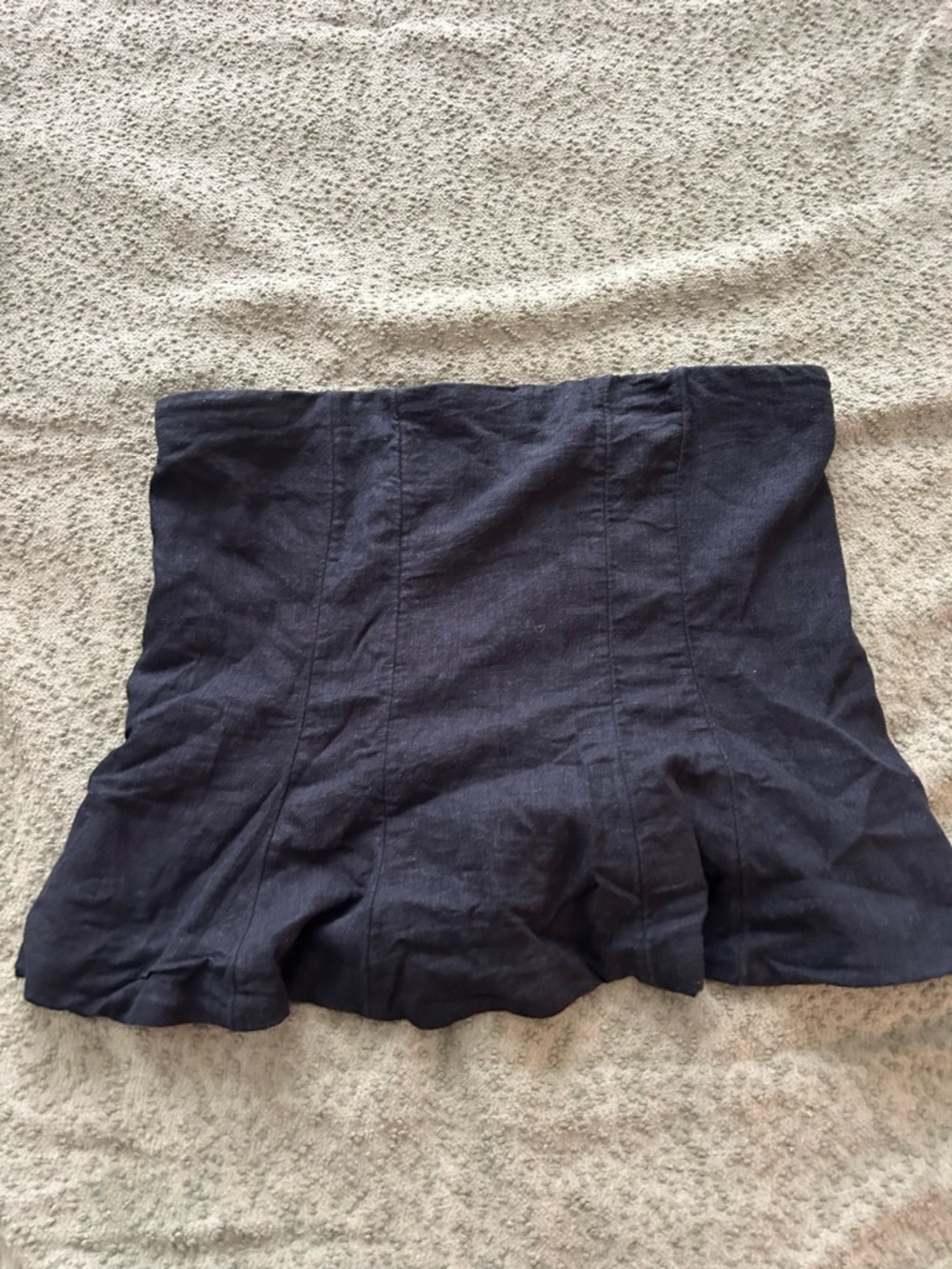 Abercrombie & Fitch Black Smocked Tube Top with Elasticized Waist
